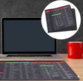 Mat of Shortcut Keyboard Mouse Pad Mat Mouse Pads for Desk Quick Key Super Large Anti-slip Keyboard Pad Desk Accessories Desktop Mouse Pad Office Oversized Big Mouse Pad Rubber (80—30 Cm)