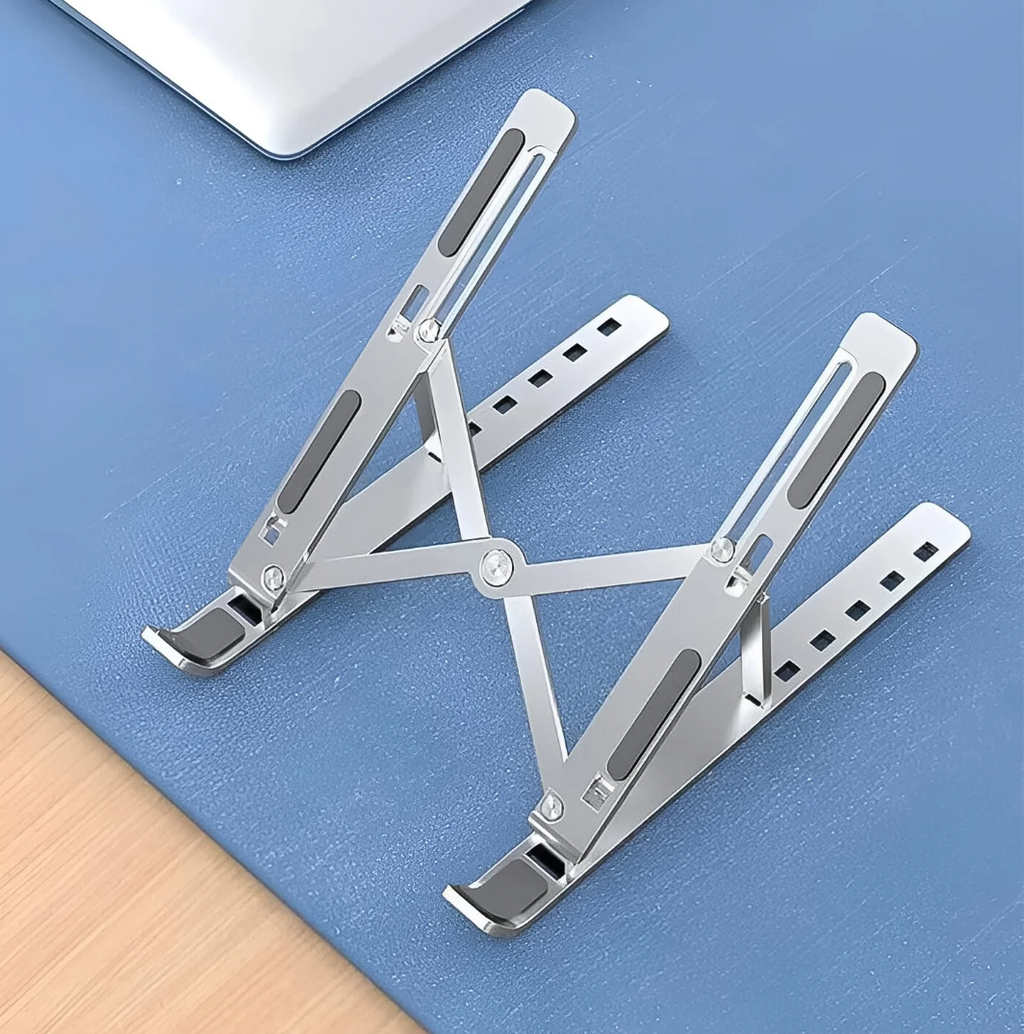 Foldable Adjustable Aluminum Laptop Stand – Ergonomic & Portable