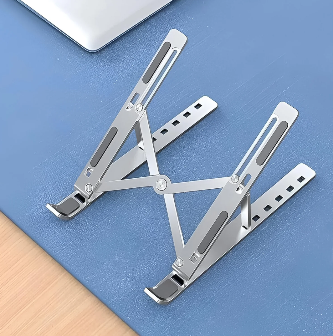 Foldable Adjustable Aluminum Laptop Stand – Ergonomic & Portable